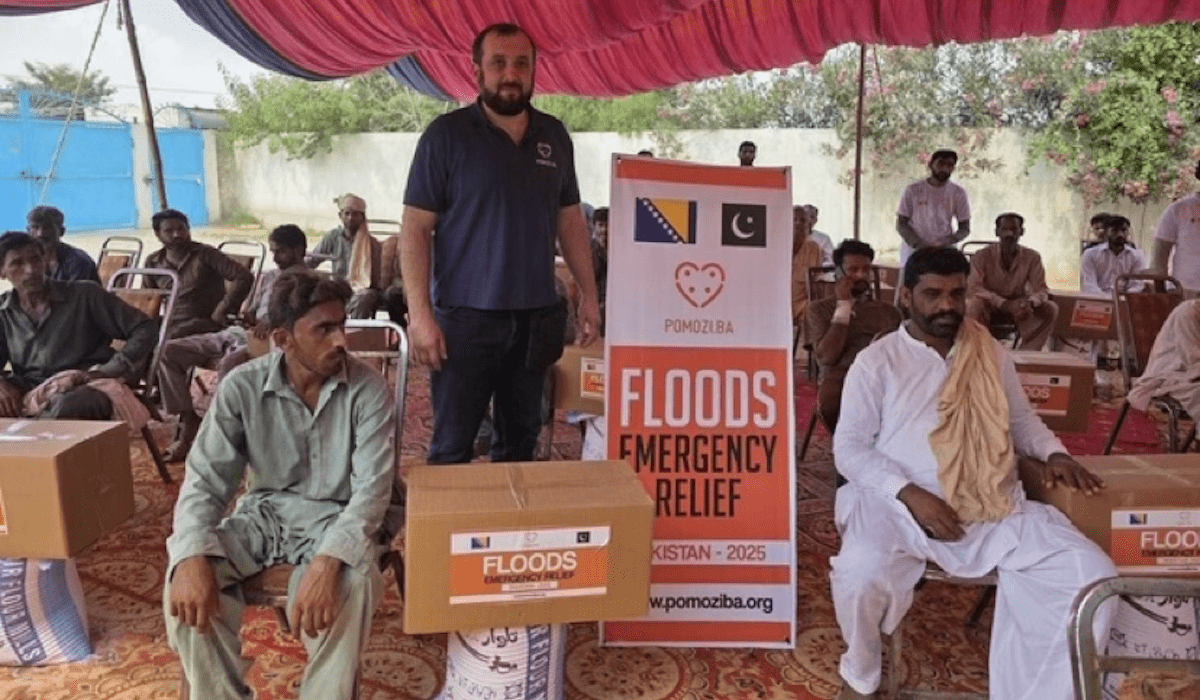 بوسنیا کی این جی او "پوموزی.با” کی شمالی پاکستان کے سیلاب متاثرین کیلئے انسانی ہمدردی پر مبنی امداد