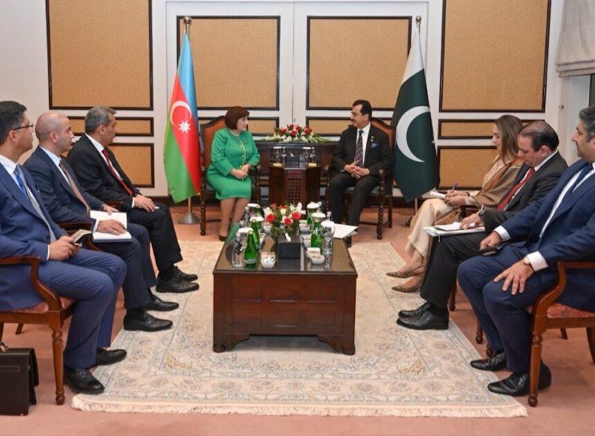 آذربائیجان کی اسپیکر کی چیئرمین سینیٹ یوسف رضا گیلانی سے ملاقات، تعلقات مزید مضبوط بنانے کے عزم کا اظہار