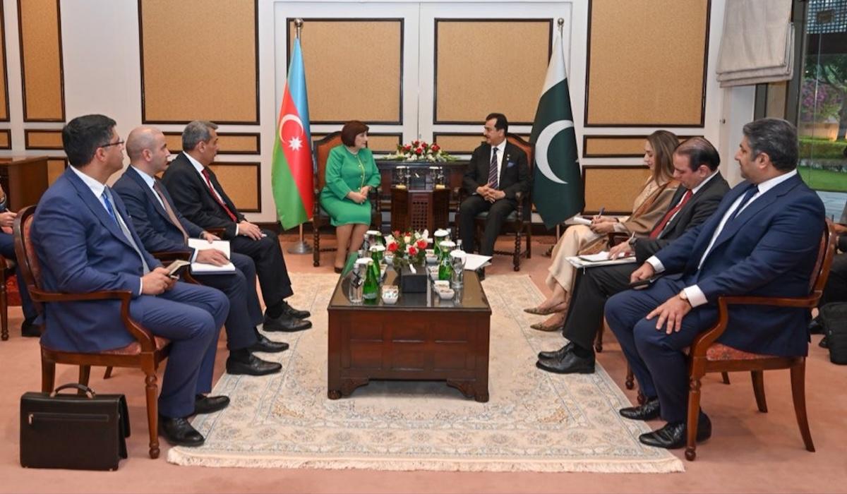 آذربائیجان کی اسپیکر کی چیئرمین سینیٹ یوسف رضا گیلانی سے ملاقات، تعلقات مزید مضبوط بنانے کے عزم کا اظہار